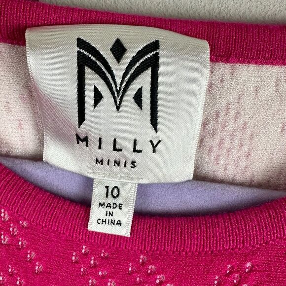 MWOT Milly Minis fit and flare dress size 10 - Picture 3 of 5